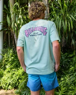 Tops & T-Shirts*Billabong 73 Arch Short Sleeve T-Shirt Mist Green