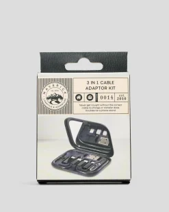 Gifts & Novelty|Gifts & Novelty*Get It Now 3 In 1 Multi Cable Adaptor Black