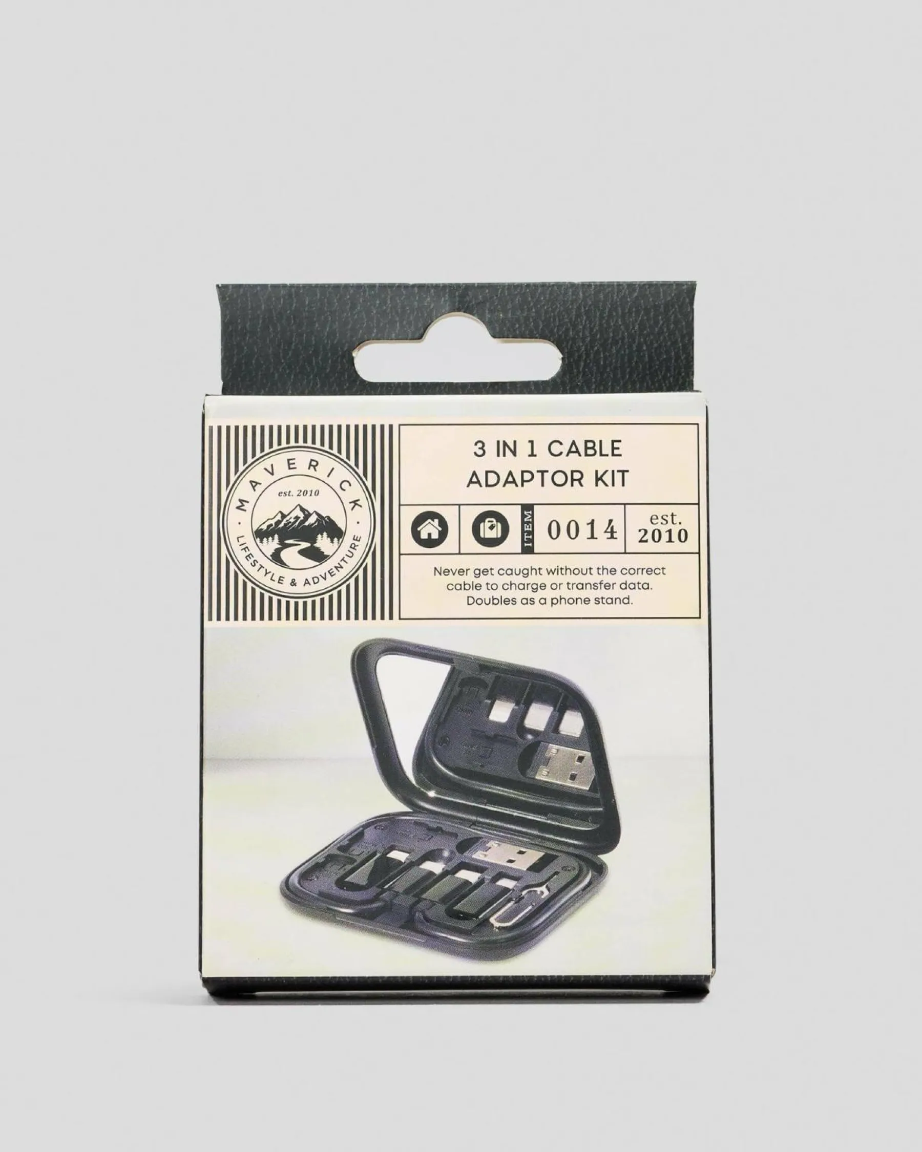 Gifts & Novelty|Gifts & Novelty*Get It Now 3 In 1 Multi Cable Adaptor Black