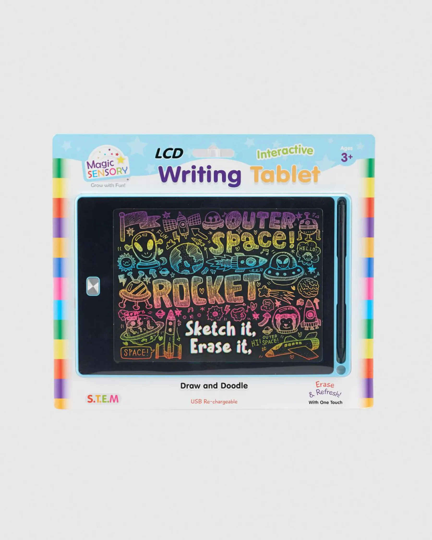 Gifts & Novelty|Gifts & Novelty*Miscellaneous 8.5" Interactive LCD Writing Tablet Pink