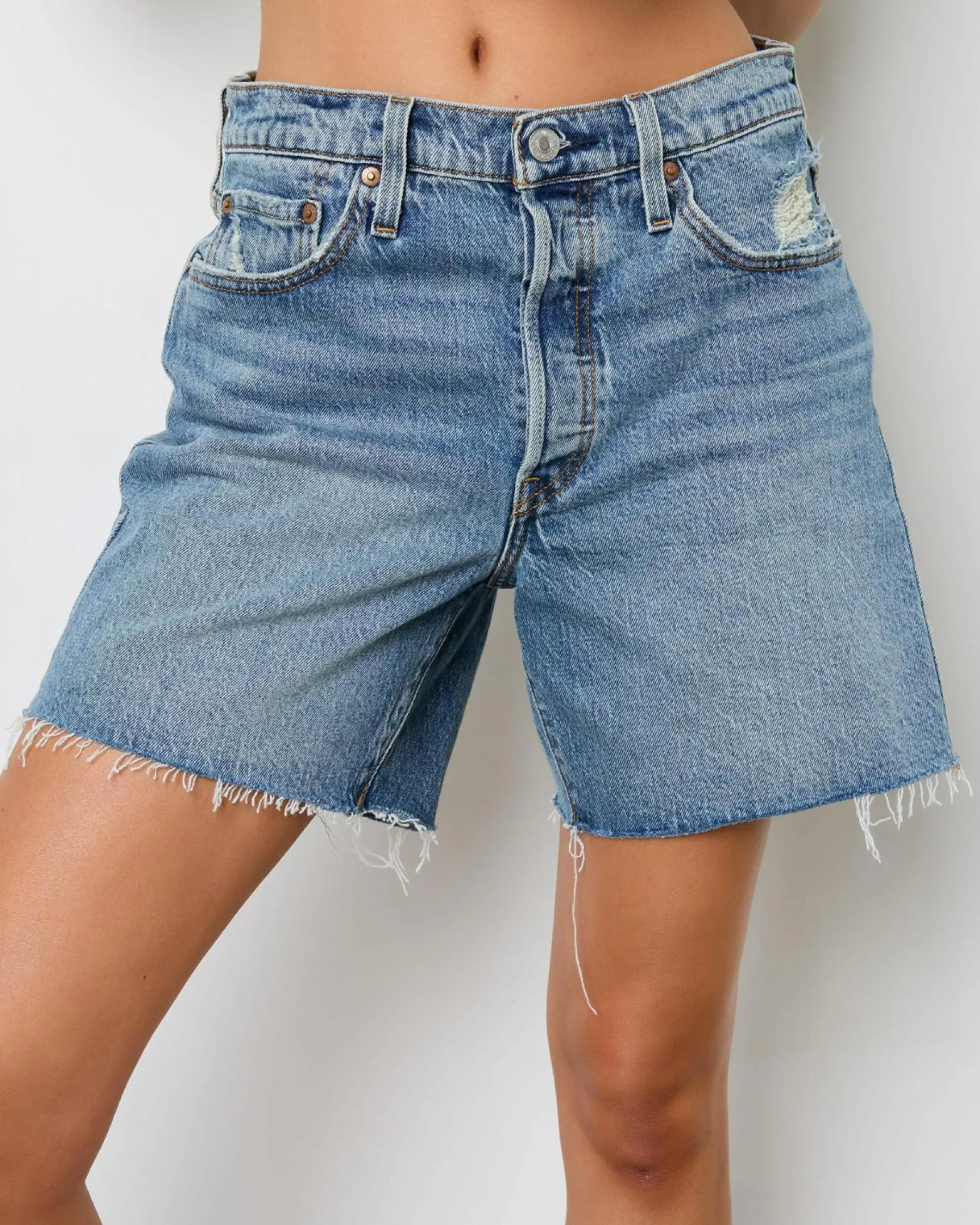 Online 501® Mid Thigh Denim Shorts Women Denim|Bottoms