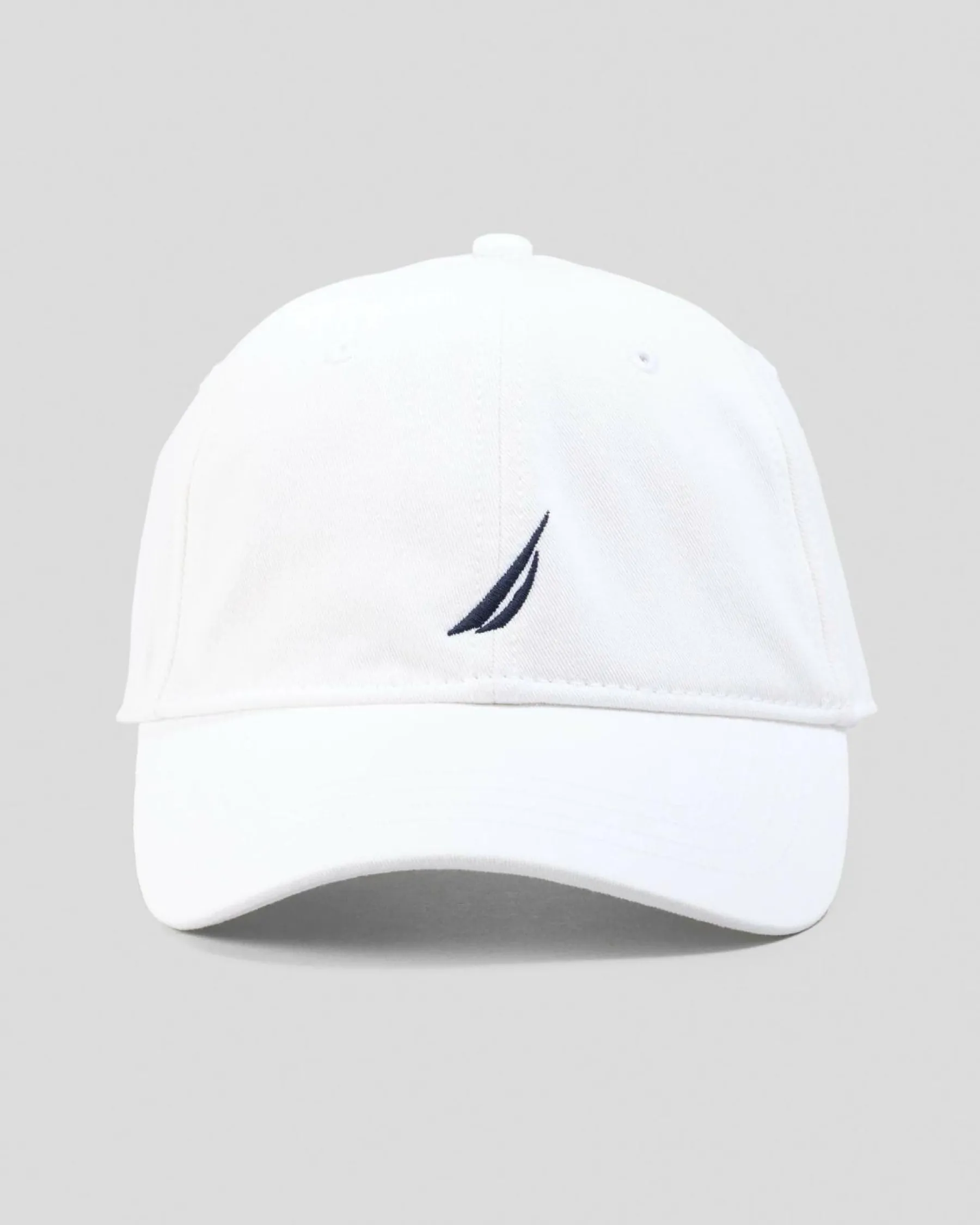 Headwear*NAUTICA 6 Panel Buckle Cap True White