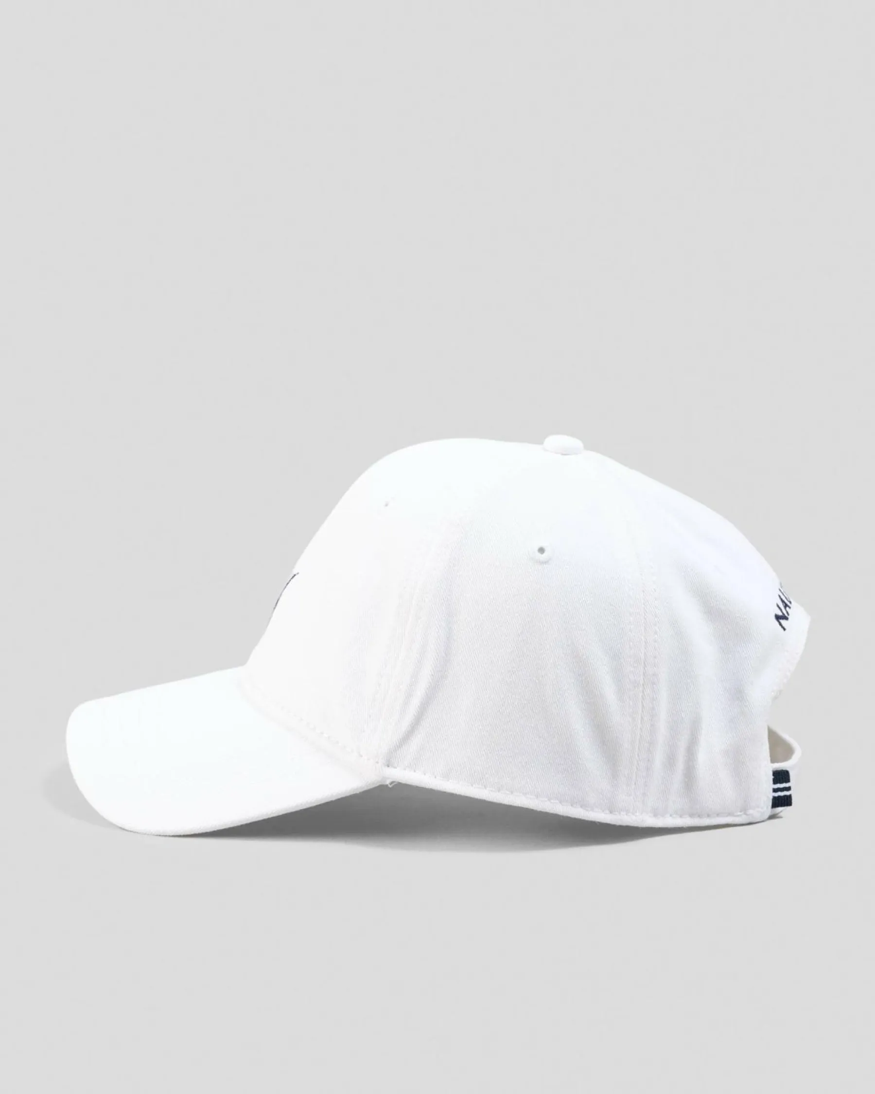 Headwear*NAUTICA 6 Panel Buckle Cap True White