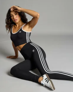 Sets|Bottoms*adidas 3 Stripes Leggings Medium Grey Heather