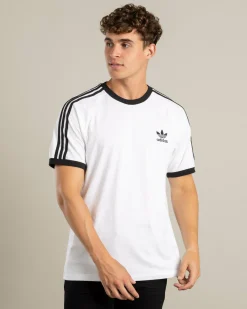 Tops & T-Shirts*adidas 3 Stripes T-Shirt White