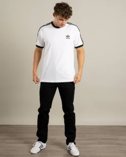 Tops & T-Shirts*adidas 3 Stripes T-Shirt White