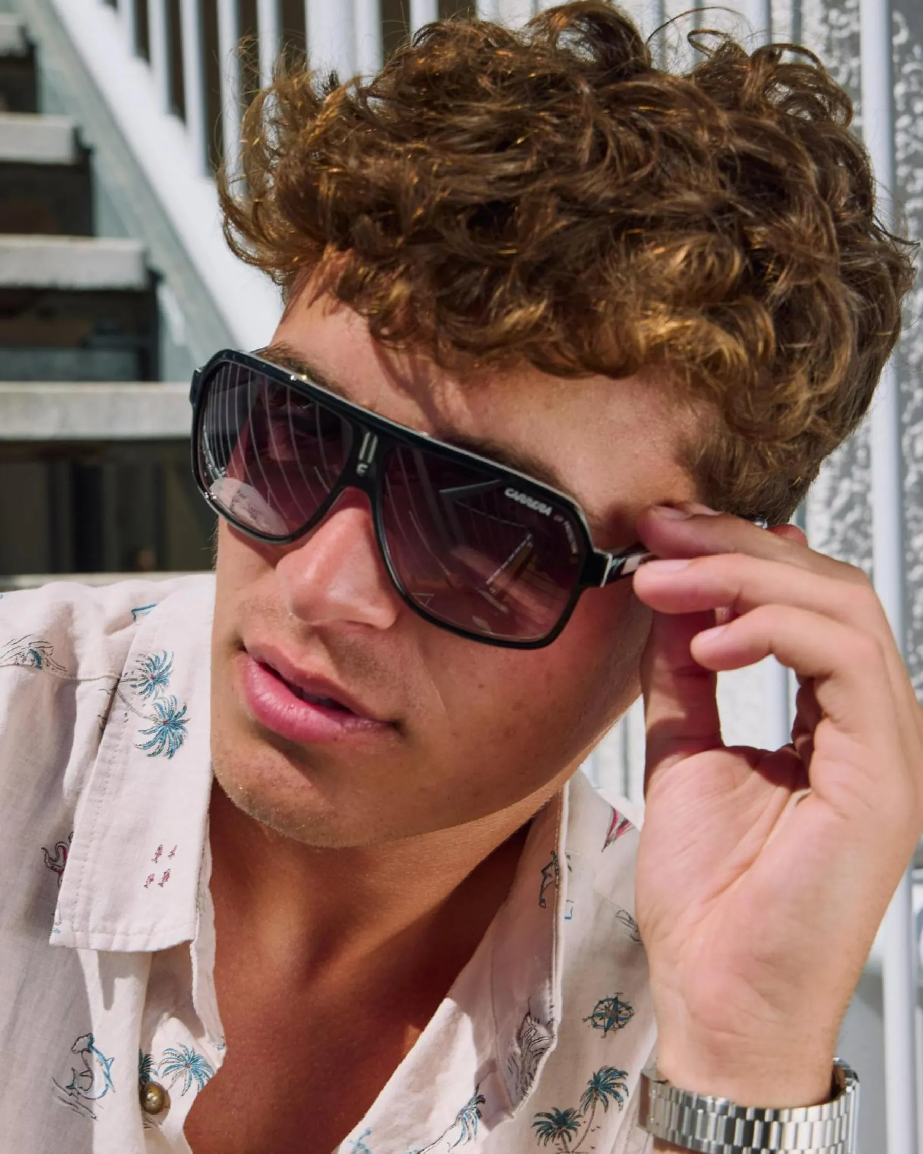 Sunglasses*Carrera 27 Sunglasses Blk/wht