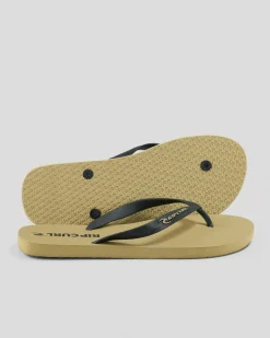 Sale 2 Tone Bloom Open Toe Flip Flops & Sandals