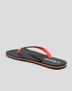 Sale 2 Tone Bloom Open Toe Flip Flops & Sandals