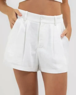 Sets|Bottoms*Mooloola Abby Hawaii Shorts White