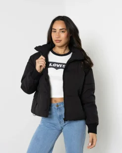 Jackets & Coats*Ava And Ever Academy Puffer Jacket Black