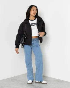 Jackets & Coats*Ava And Ever Academy Puffer Jacket Black