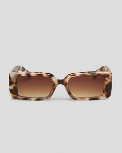 Sunglasses*Indie Eyewear Ace Sunglasses Milky Tort/gd Brown