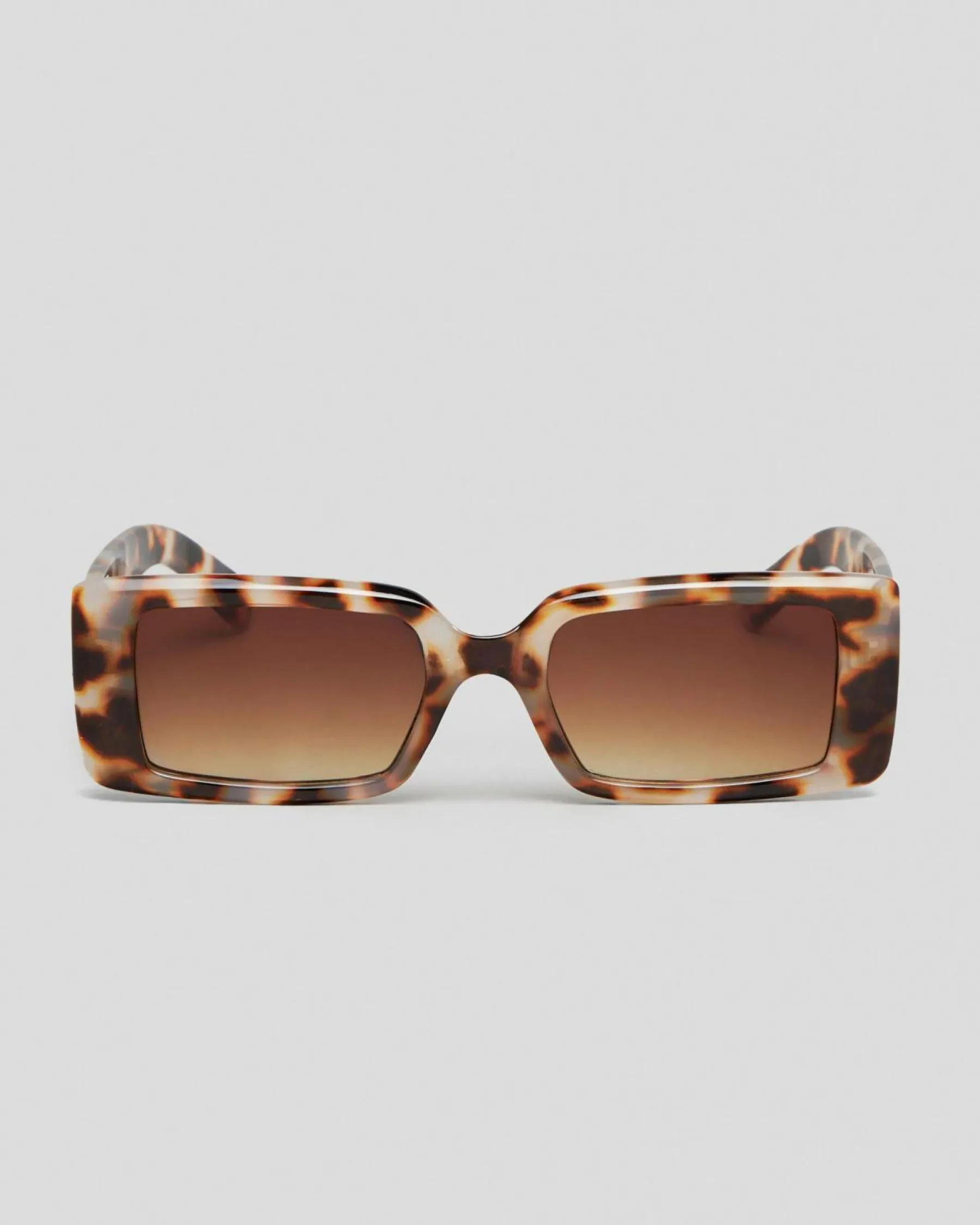 Sunglasses*Indie Eyewear Ace Sunglasses Milky Tort/gd Brown