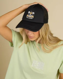 Headwear*Billabong Across Waves Trucker Cap Black Sands 3