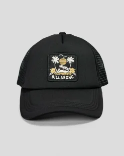 Headwear*Billabong Across Waves Trucker Cap Black Sands 3