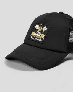 Headwear*Billabong Across Waves Trucker Cap Black Sands 3