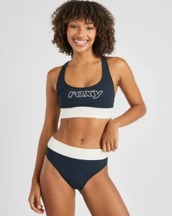 Discount Active Colorblock Mid Classic Bikini Bottom Women Bikinis