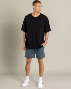 Shorts & Bottoms*Lucid Active Elastic Waist Shorts Slate Blue