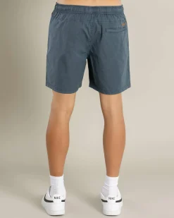 Shorts & Bottoms*Lucid Active Elastic Waist Shorts Slate Blue