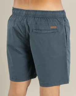 Shorts & Bottoms*Lucid Active Elastic Waist Shorts Slate Blue
