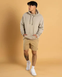 Shorts & Bottoms*Lucid Active Elastic Waist Shorts Stone