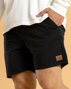 Shorts & Bottoms*Lucid Active Elastic Waist Shorts Black