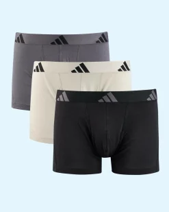 Underwear & Sleepwear*adidas Active Flex Cotton Trunk 3 Pack Assorted
