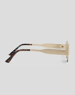 Sunglasses*Indie Eyewear Addison Sunglasses Gold/brown