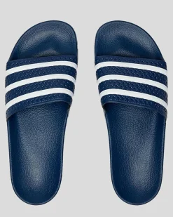 Slides*adidas Adilette Slides Navy/white