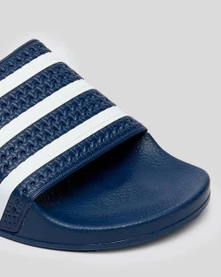 Slides*adidas Adilette Slides Navy/white