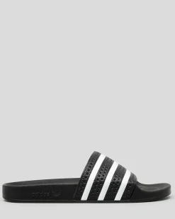Slides*adidas Adilette Slides Black/white/black