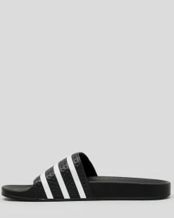 Slides*adidas Adilette Slides Black/white/black