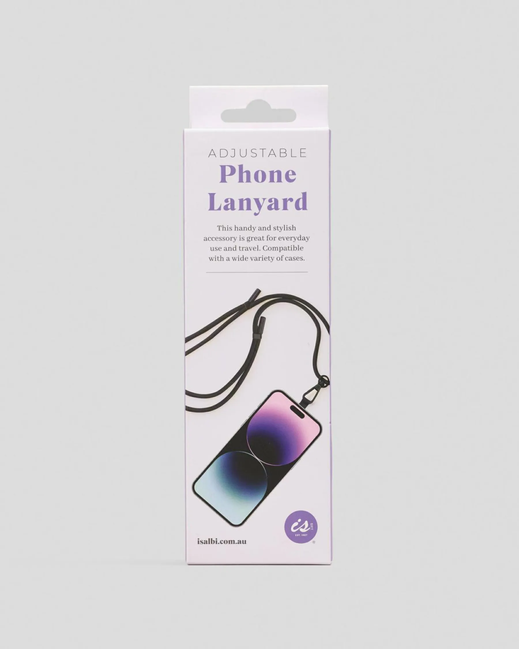 Gifts & Novelty|Gifts & Novelty*Get It Now Adjustable Phone Lanyard Black