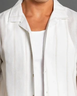 Best Adrift Short Sleeve Shirt Tops & T-Shirts|Linen Blend