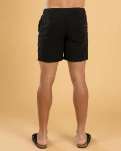 Shorts & Bottoms*Skylark Advance Elastic Waist Shorts Overdye Black