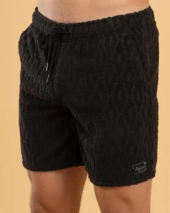 Shorts & Bottoms*Skylark Advance Elastic Waist Shorts Overdye Black