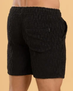Shorts & Bottoms*Skylark Advance Elastic Waist Shorts Overdye Black
