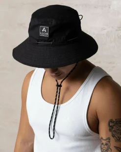 Headwear*Lucid Adventure Wide Brim Hat Black