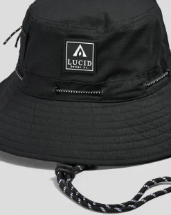 Headwear*Lucid Adventure Wide Brim Hat Black