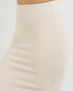 Bottoms*Ava And Ever Afia Midi Skirt Seashell