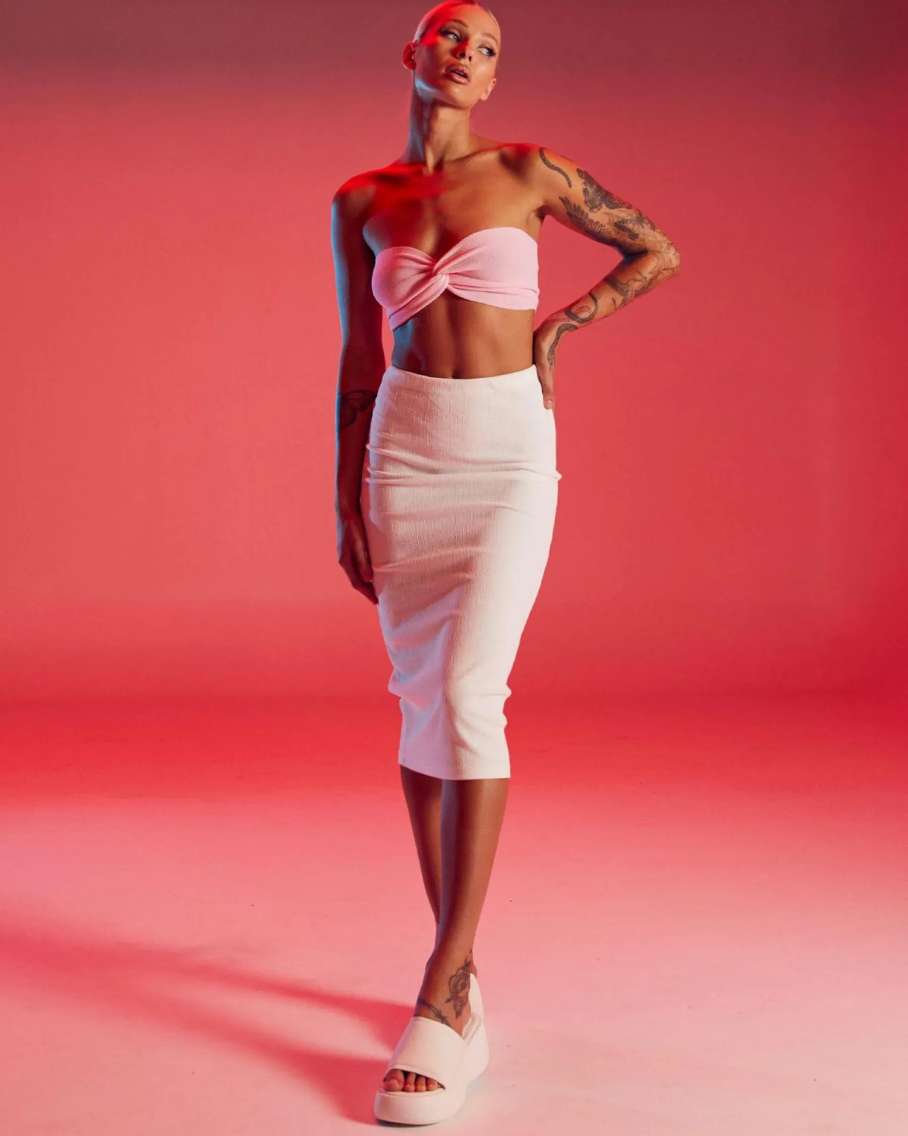 Online Afia Midi Skirt Women Bottoms