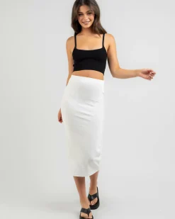 Online Afia Midi Skirt Women Bottoms