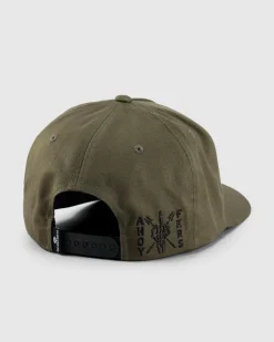 Headwear*The Mad Hueys Ahoy Fkrs Storm Snapback Cap Olive