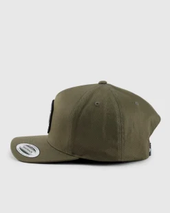 Headwear*The Mad Hueys Ahoy Fkrs Storm Snapback Cap Olive