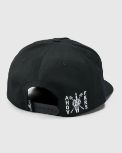 Headwear*The Mad Hueys Ahoy Fkrs Storm Snapback Cap Black