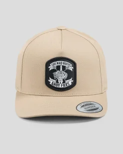 Headwear*The Mad Hueys Ahoy Fkrs Storm Snapback Cap Tan
