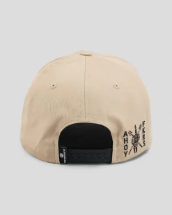 Headwear*The Mad Hueys Ahoy Fkrs Storm Snapback Cap Tan