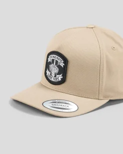 Headwear*The Mad Hueys Ahoy Fkrs Storm Snapback Cap Tan