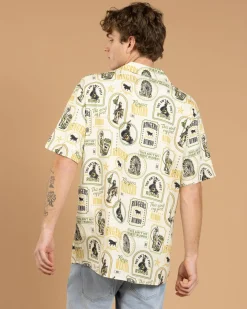 Tops & T-Shirts*Ringers Western Aint My First Rumbo Short Sleeve Shirt Off White